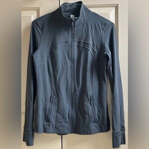 🍒LULULEMON sz 12 DEFINE Jacket OIL BLUE GRAY Blue Grey (OLBL) Full-Length *NULU